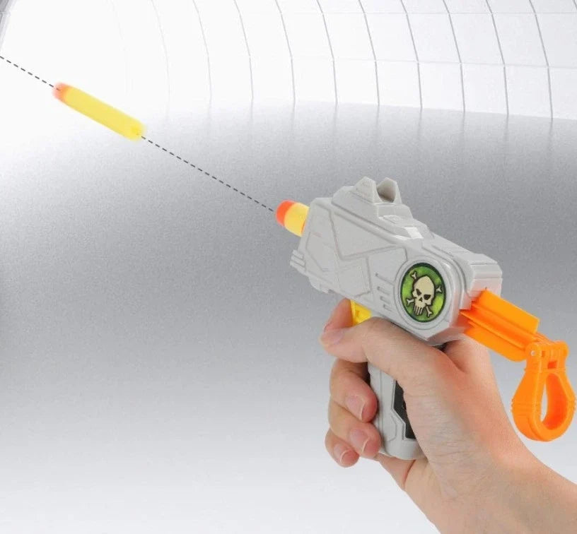 Hover Shot Shooting Game Set for Kids and Adults, Floating Ball Target Game with Soft Foam Darts and Adjustable Air Levels